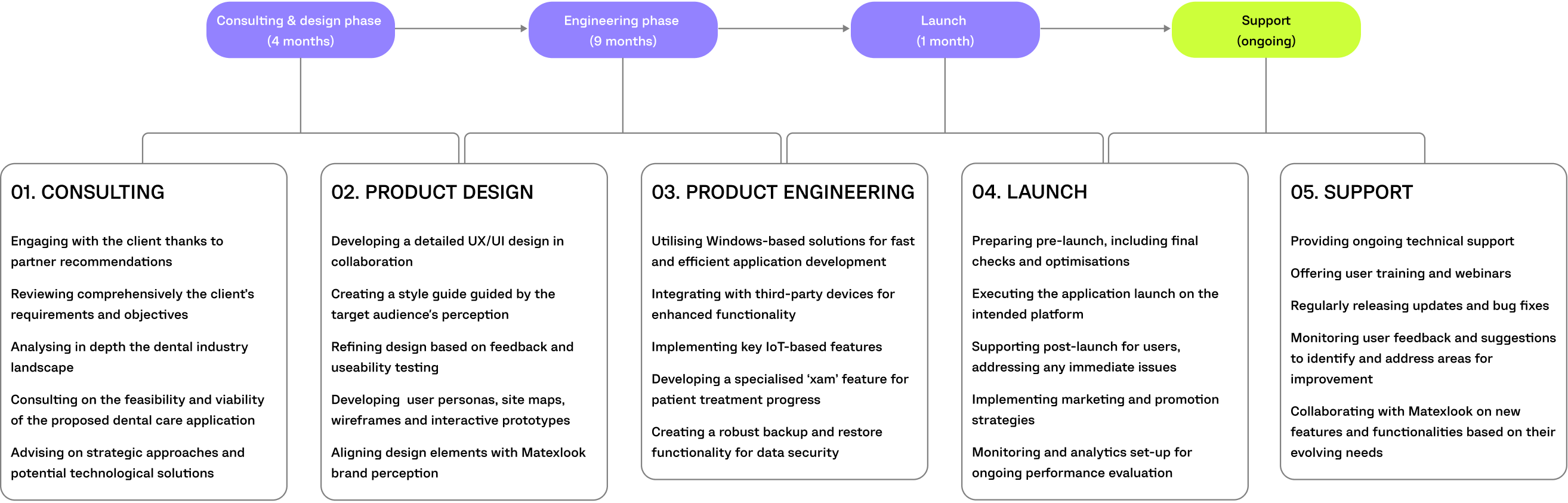 synergy fx project timeline