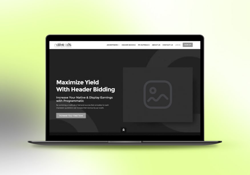 native ads wireframes