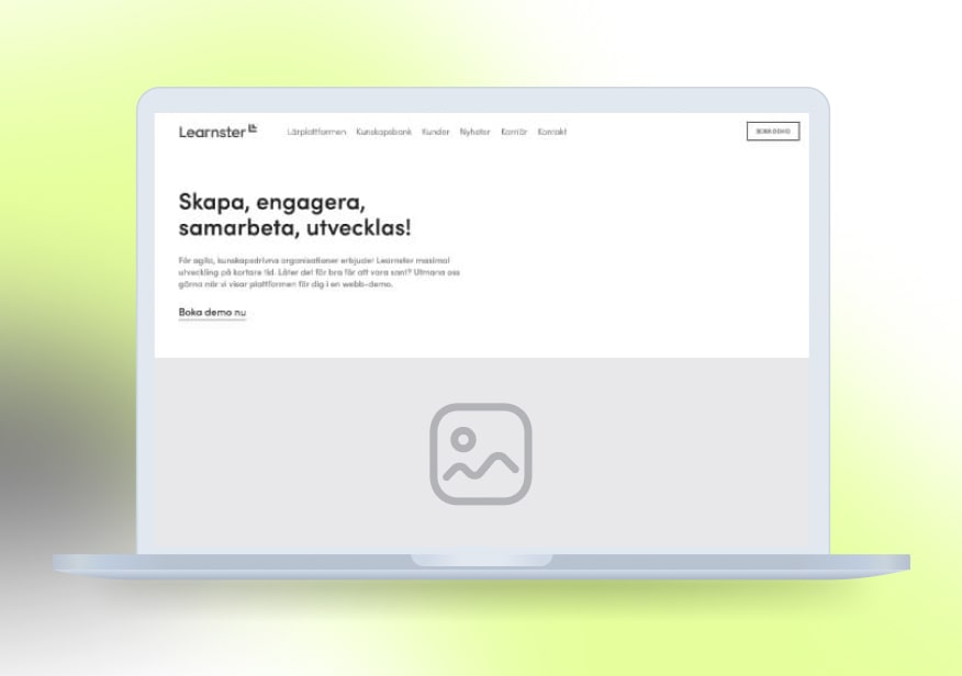 learnster wireframes