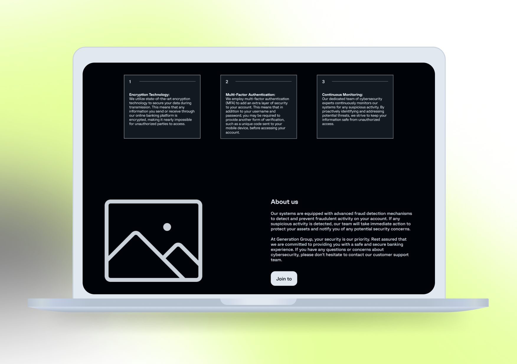 generation group wireframes