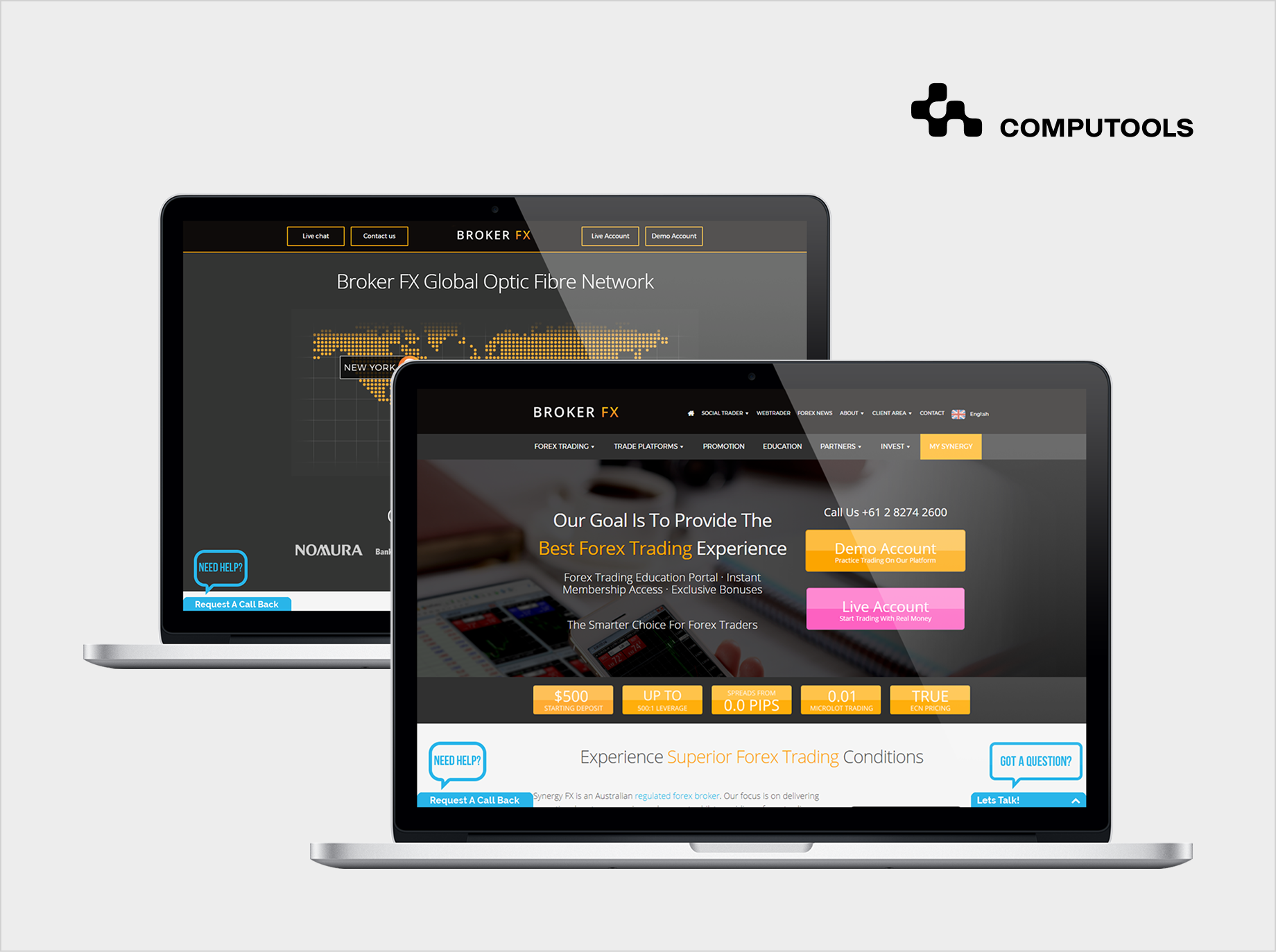 Synergy FX case-study screen