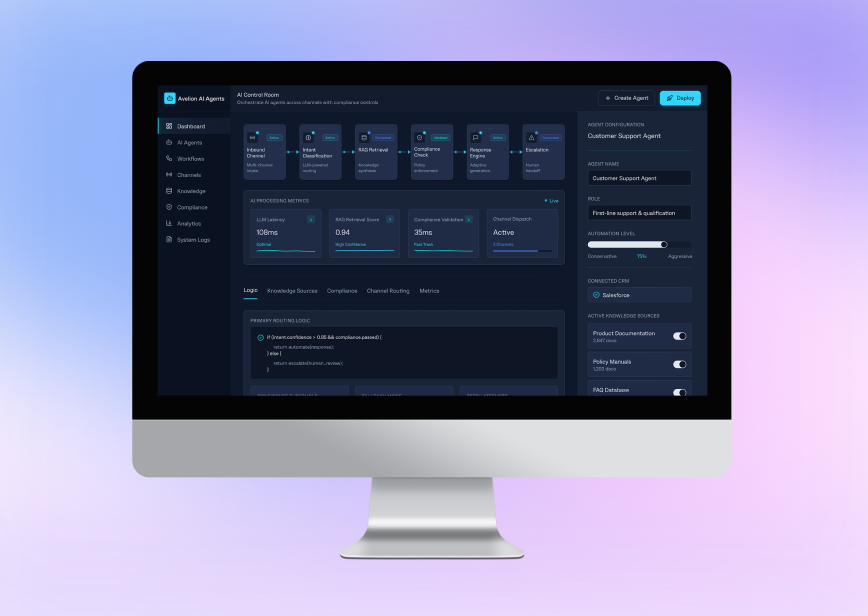 Avelion AI Agents case image