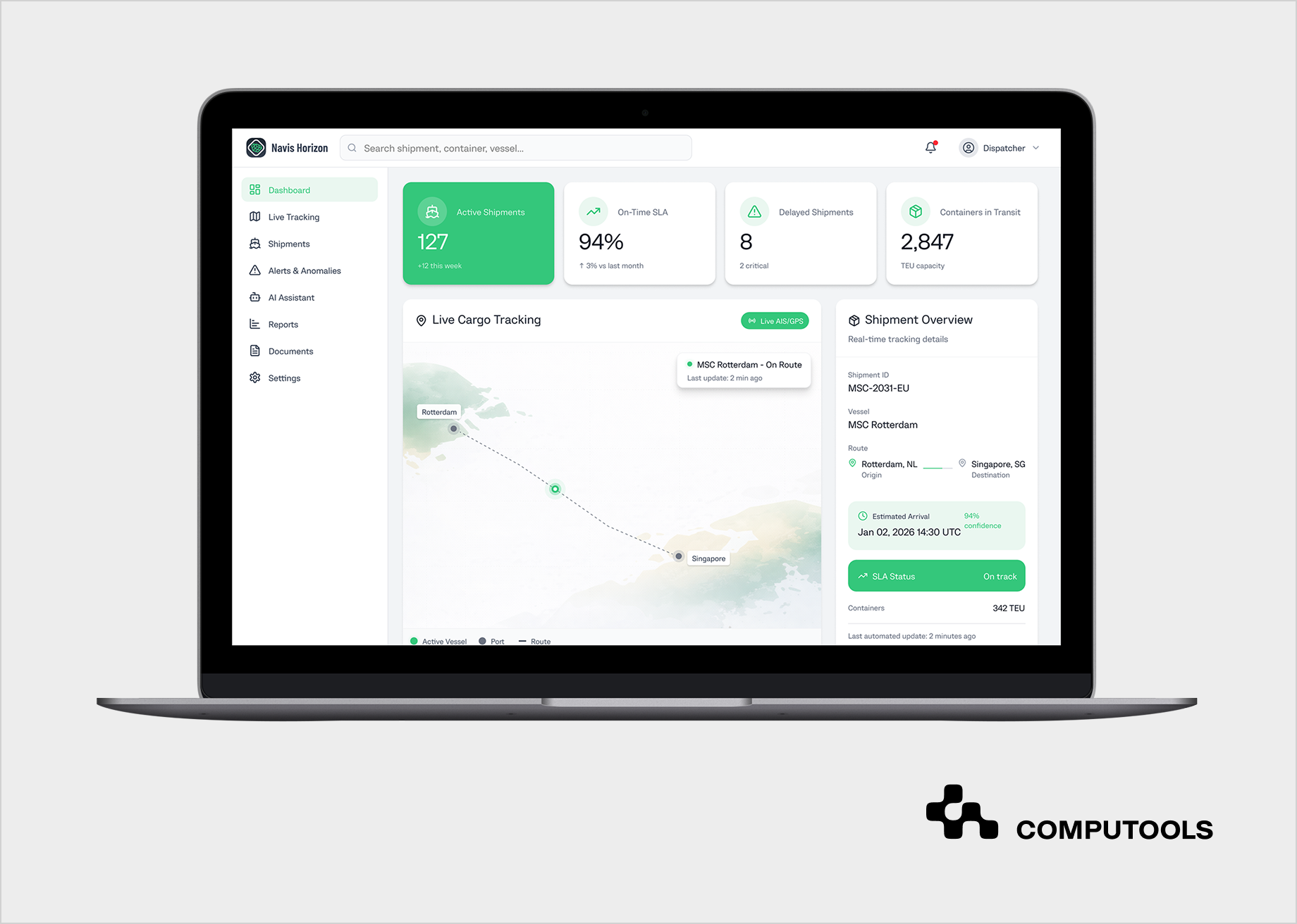 Navis Horizon case study screen