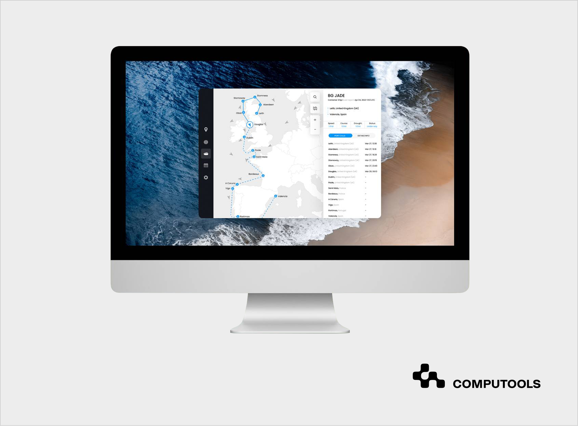 HubMarine case screen