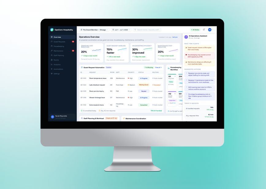 OpsCore Hospitality case image
